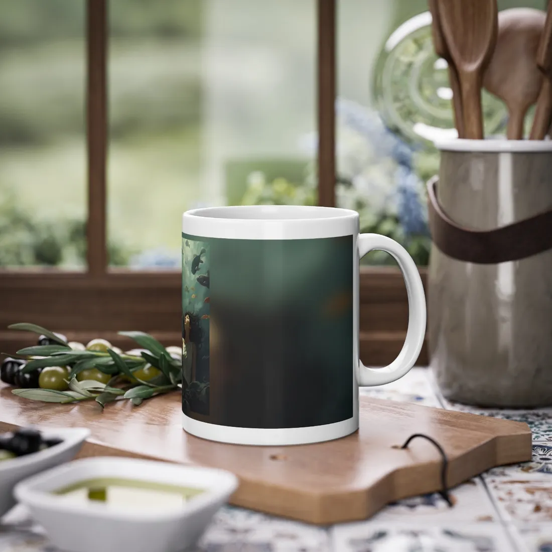 Outdoor Portrait: Simple Elegance in Natural Light - Mug