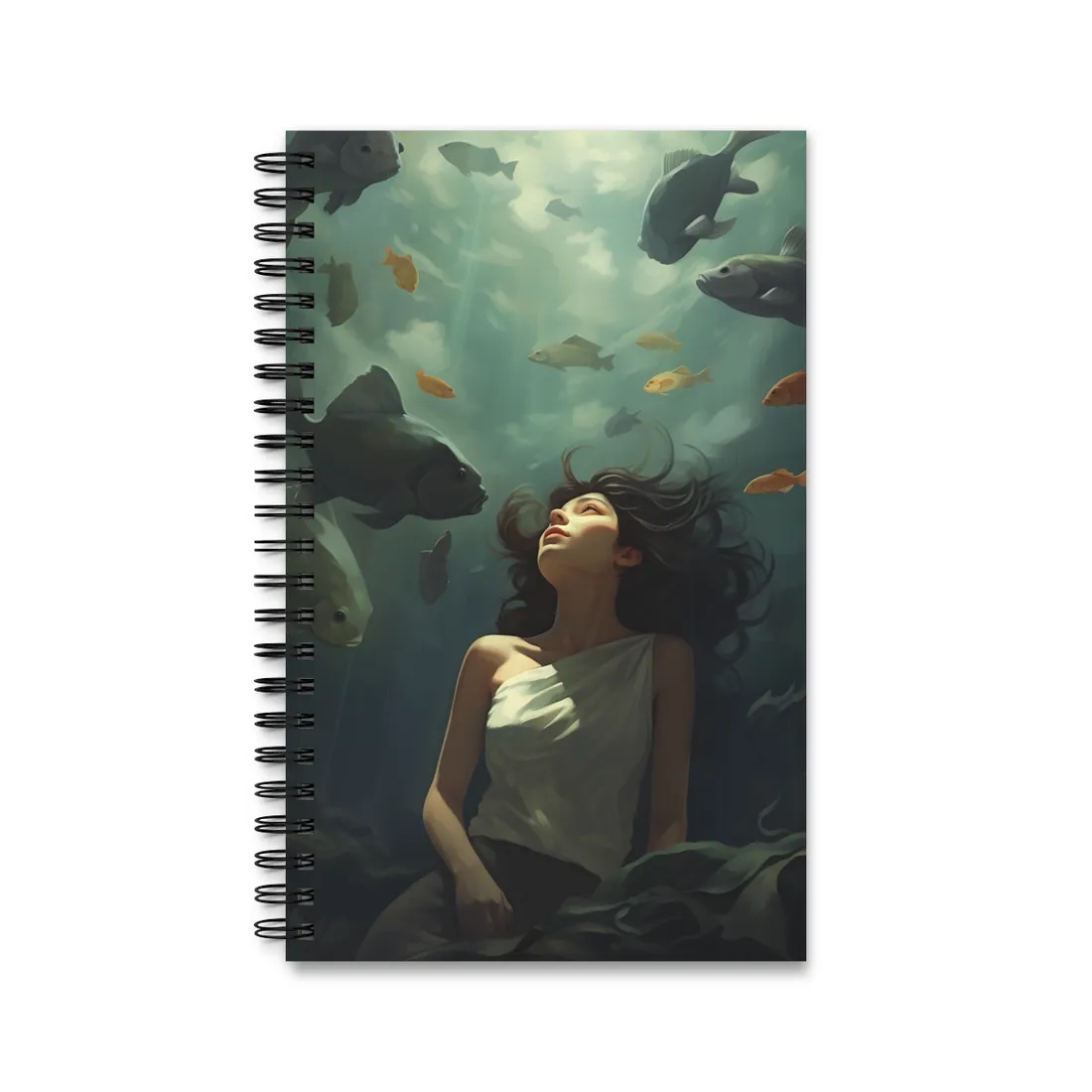 Outdoor Portrait: Simple Elegance in Natural Light - Spiral Notebook