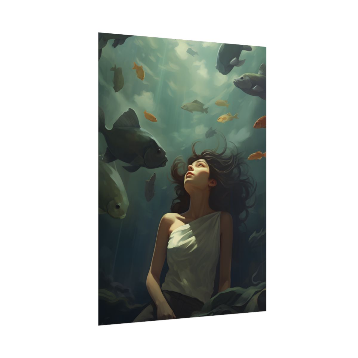 Outdoor Portrait: Simple Elegance in Natural Light - Poster