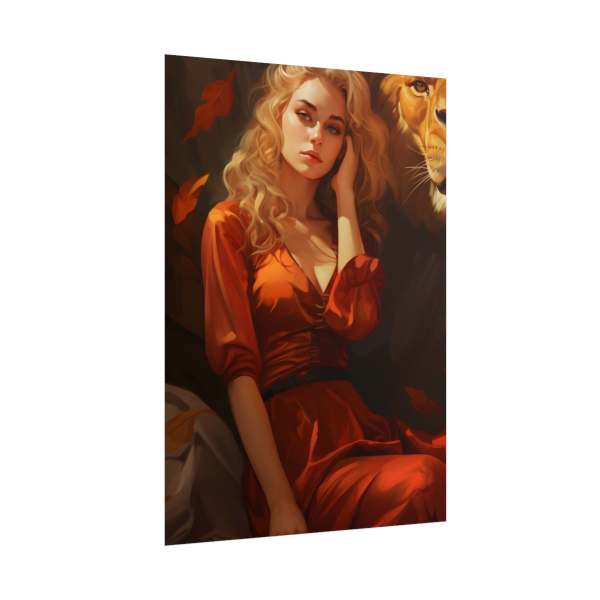Outdoor Relaxation: Person in Nature with Sunglasses Artwork - Poster