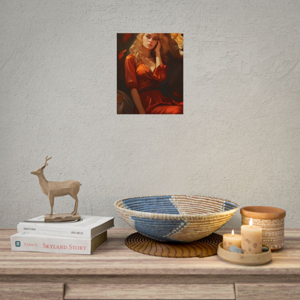 Outdoor Relaxation: Person in Nature with Sunglasses Artwork - Poster