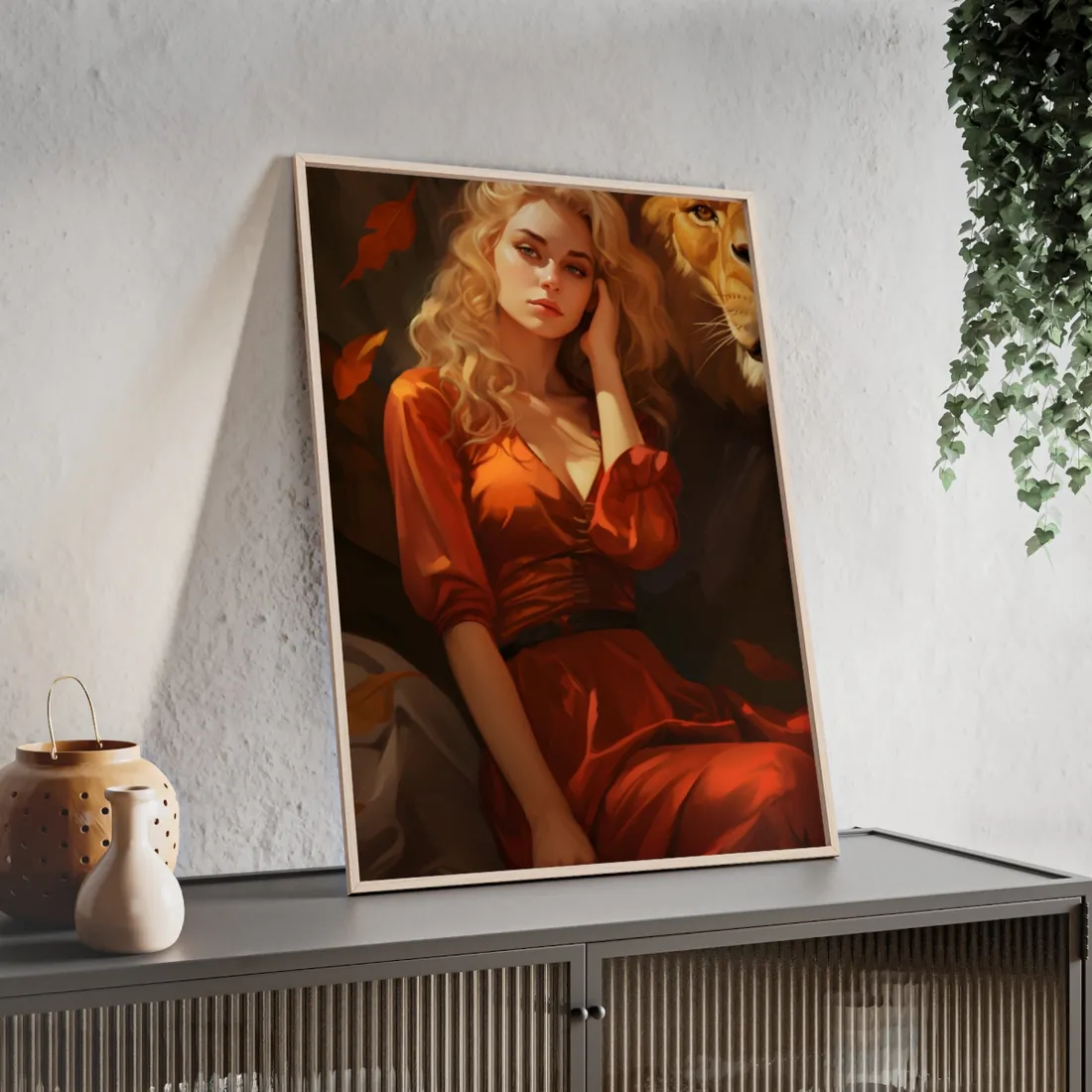 Outdoor Relaxation: Person in Nature with Sunglasses - Framed Poster