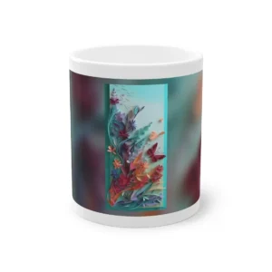 Paper Quilling Flowers and Butterflies Mug