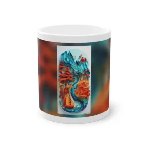 Layered Paper Sea Voyage Mug