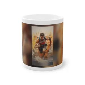 Sprinter Running Painting Mug