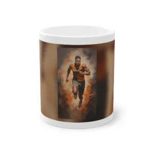 Running Man Painting Mug
