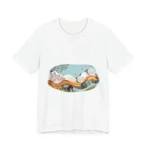Rolled Paper Hills Landscape T-Shirt