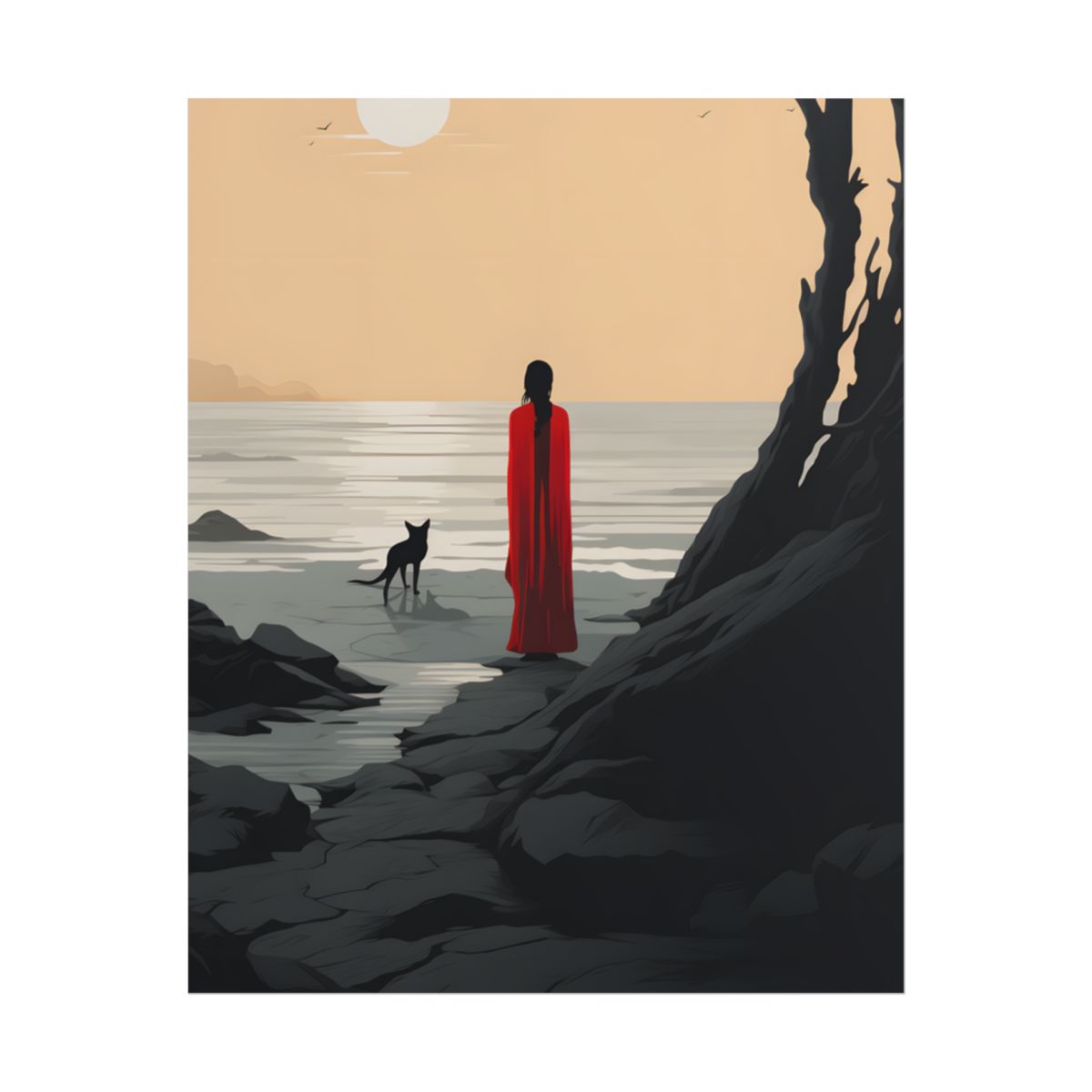 Peaceful Hands: Simple Sign Artwork - Poster