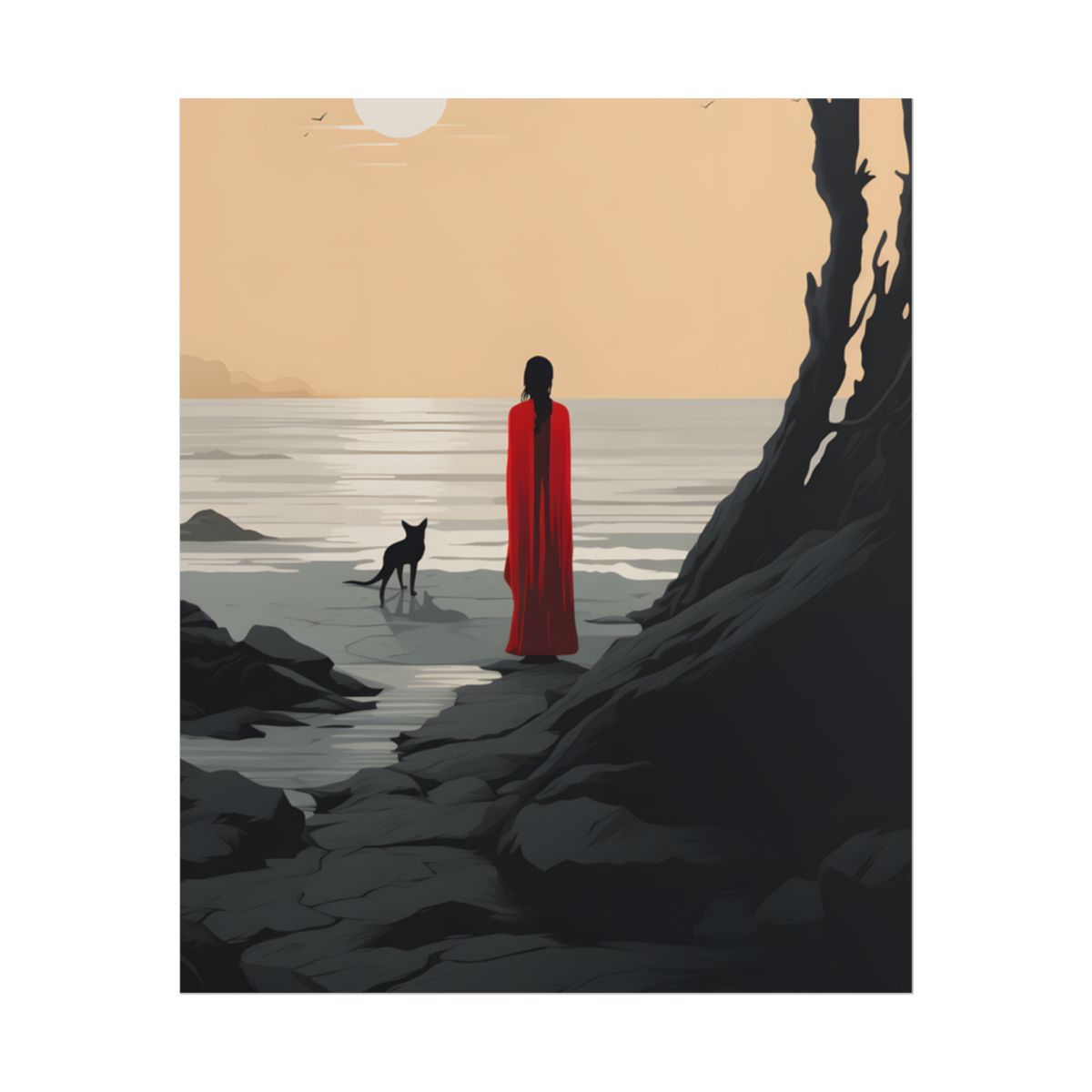 Peaceful Hands: Simple Sign Artwork - Poster
