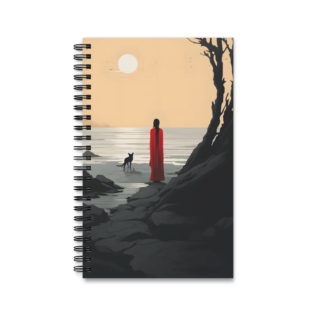 Peaceful Hands: Simple Sign - Spiral Notebook
