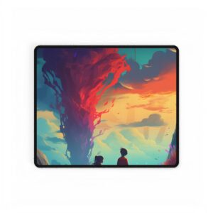 Children Overlooking Floating Tree Desk Mat