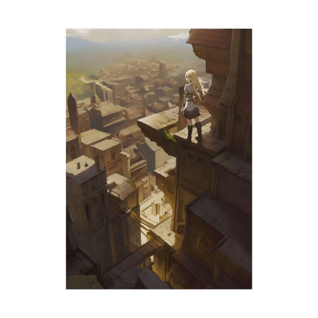Peaceful Moments: Birds Soar High in Tranquility - Poster