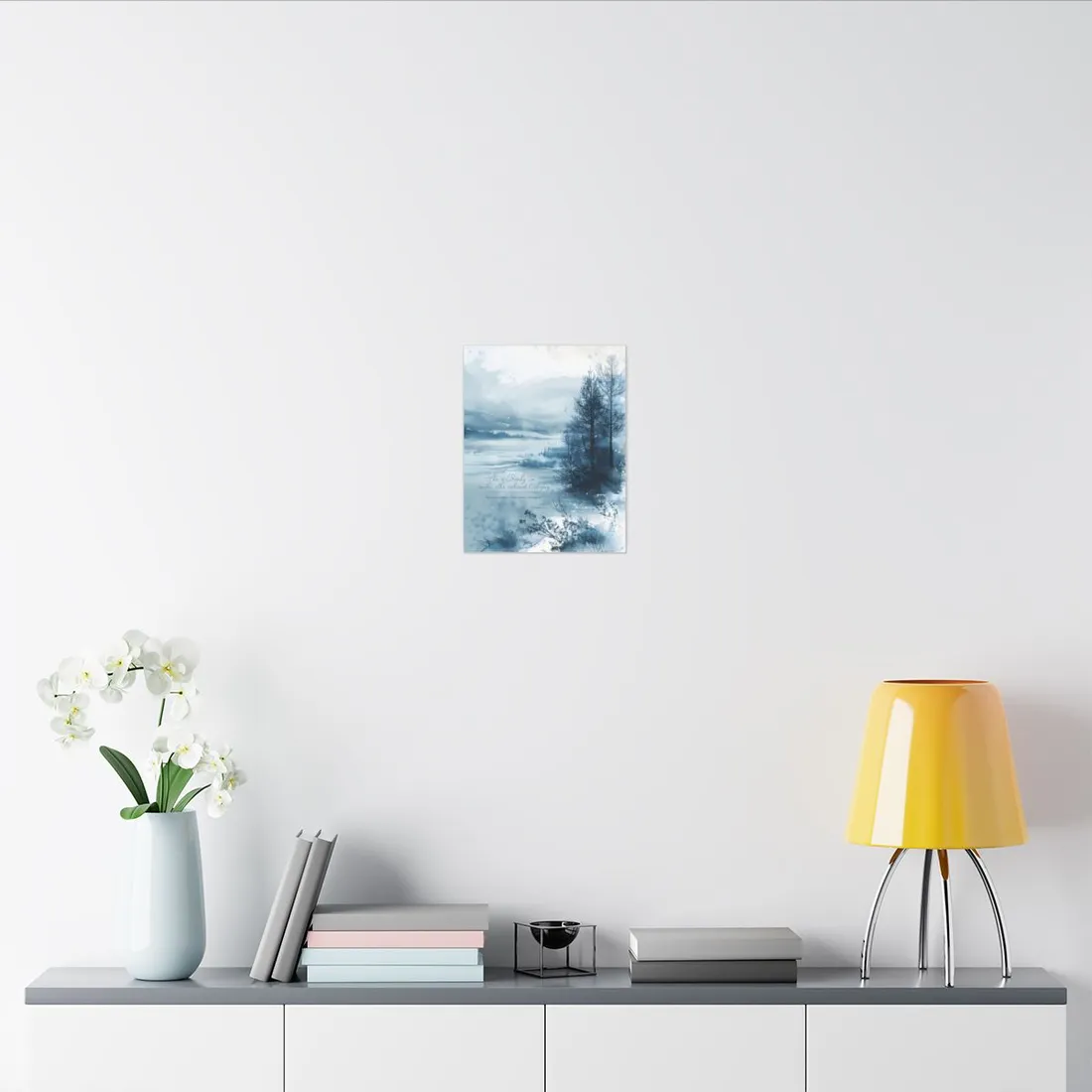 Peaceful Serenity: Winding River and Forest Reflections - Canvas