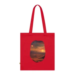 Desert Dunes Under Two Suns Tote Bag