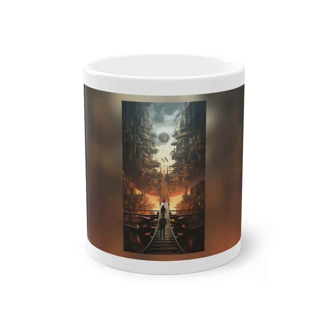 Perfect Futuristic Cityscape: Dystopian Utopia Urban - Mug