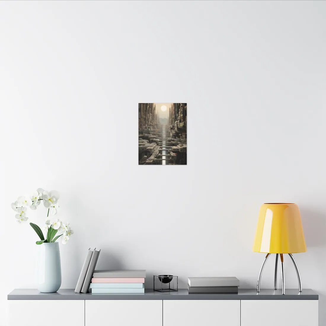 Perfect yet Oppressive: Dystopian Harmony - Canvas