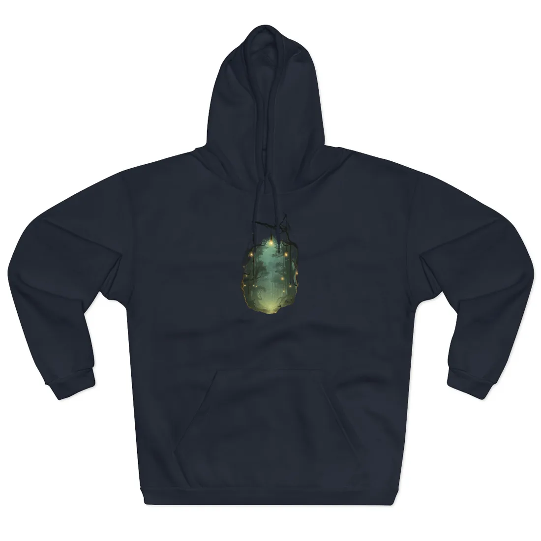 Person in Motion: Outdoor Artwork in Daylight Hoodie - Hoodie (Navy)