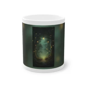 Enchanted Forest with Lanterns Mug