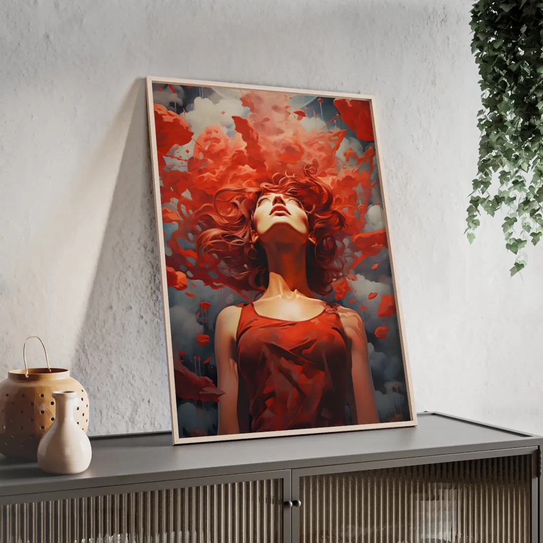 Person in Nature: Outdoors Inspiration - Framed Poster