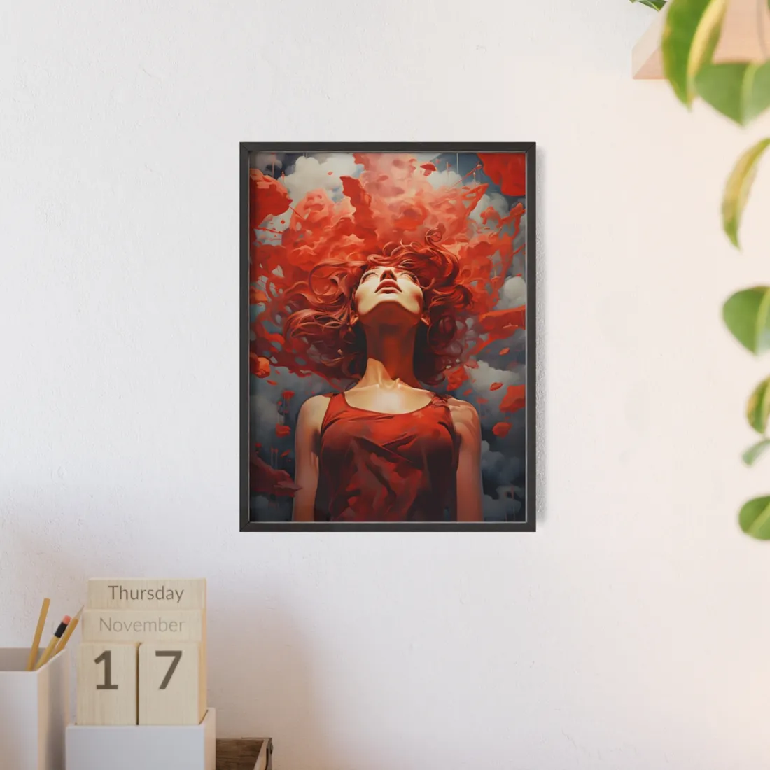 Person in Nature: Outdoors Inspiration - Framed Poster