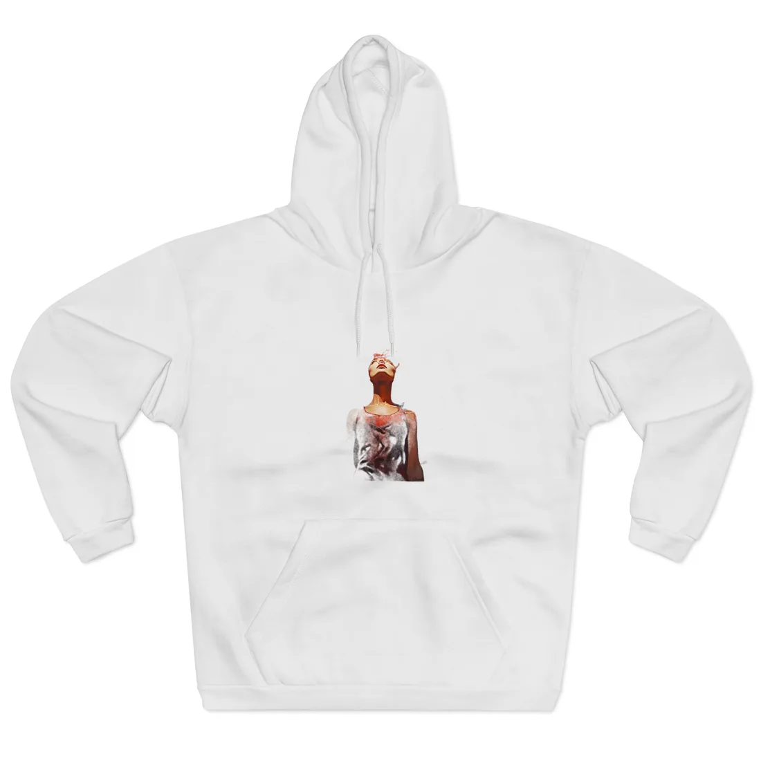 Person in Nature: Outdoors Inspiration Hoodie - Hoodie (White)