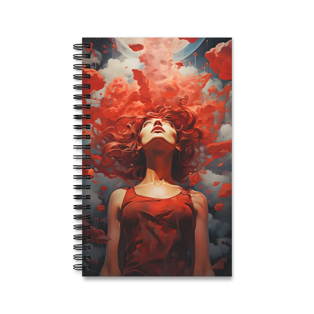 Person in Nature: Outdoors Inspiration - Spiral Notebook