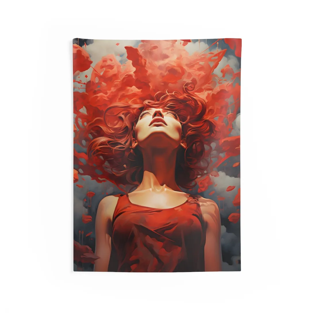 Person in Nature: Outdoors Inspiration - Wall Tapestry