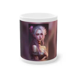 Woman with Lavender Hair Mug