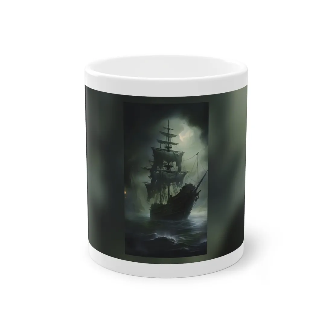 Pirate Ghost Ship: Sailing Through the Ocean - Mug