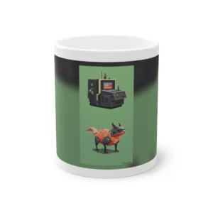 Retro Machine and Creature Mug