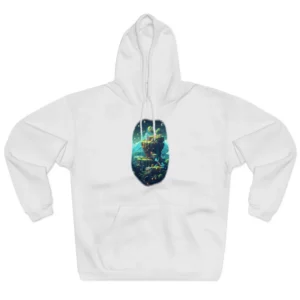 Floating Pixel Island Hoodie