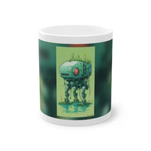 Overgrown Walking Robot Mug