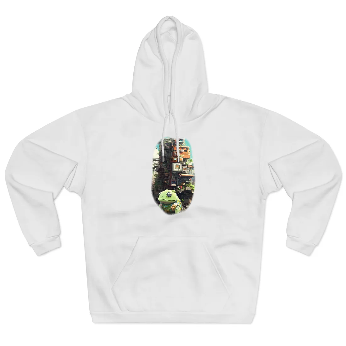 Pixel Play: Colorful Cyberpet Community - Hoodie (White)
