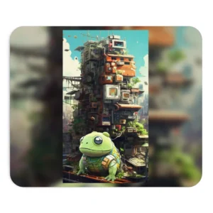 Creature Beside Monitor Tower Mouse Pad