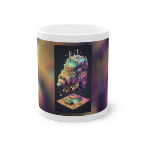 Floating Isometric Machine Mug