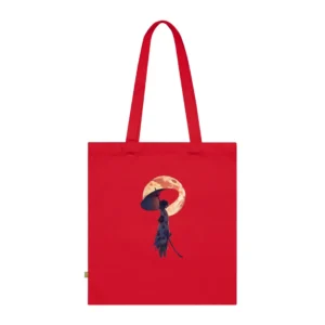 Woman in Kimono with Parasol Tote Bag