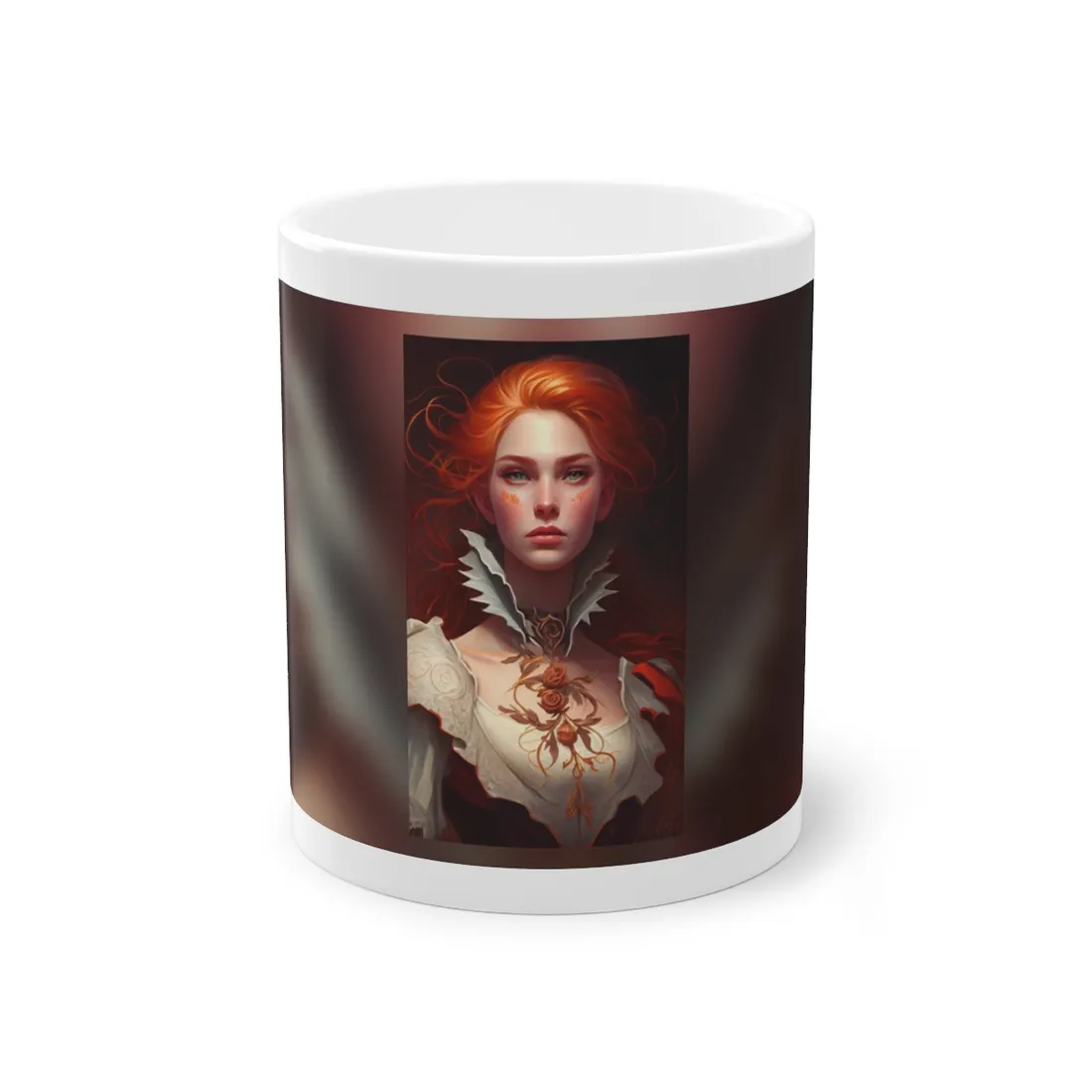 Portrait of a Redhead in Soft Light - Mug
