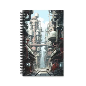 Pipe-Lined Industrial Avenue Spiral Notebook