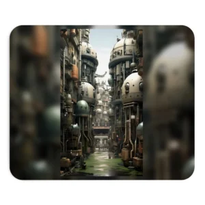 Domed Industrial Street Mouse Pad