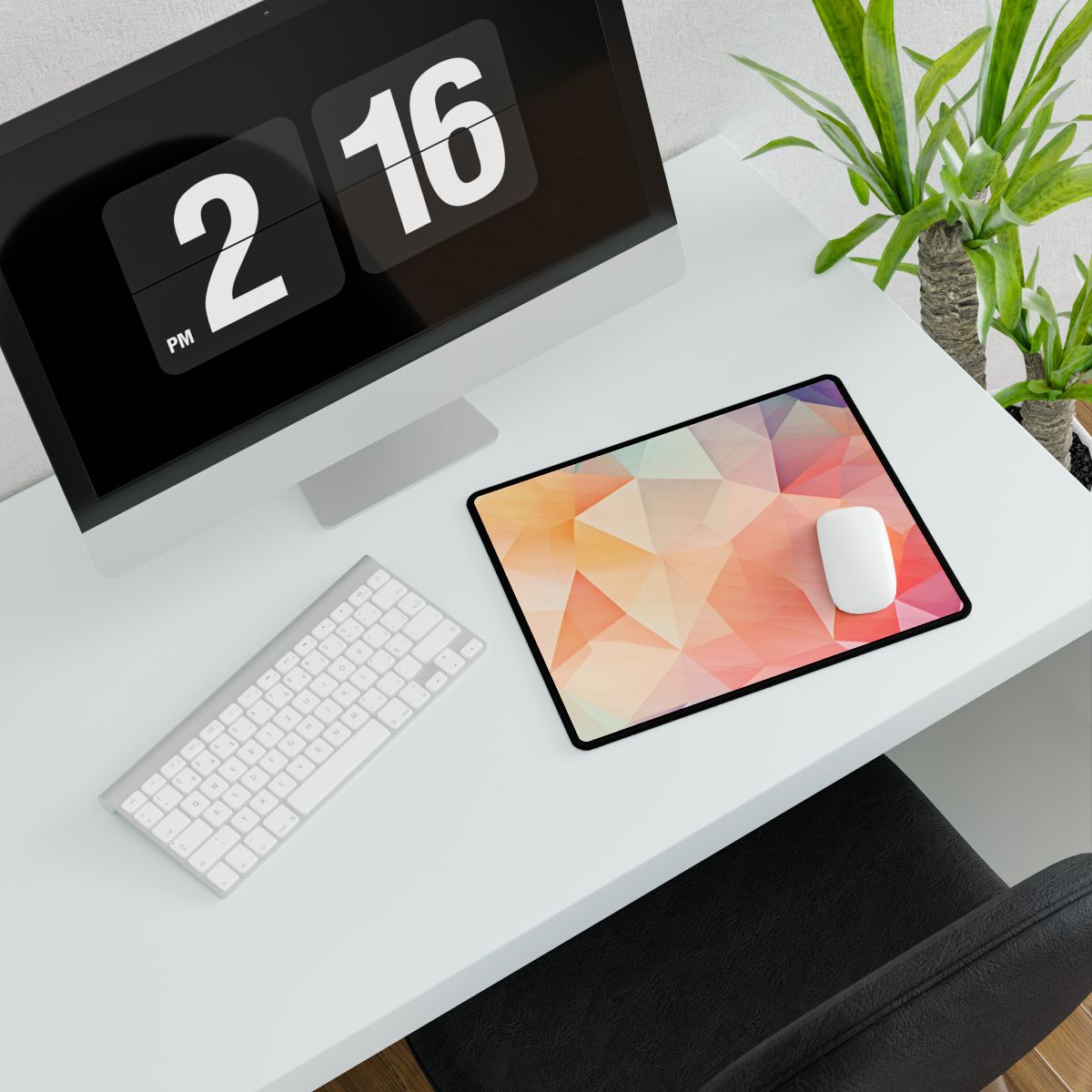 Prism Mosaic Home Decor: Pastel Color Wallpaper Art - Desk Mat