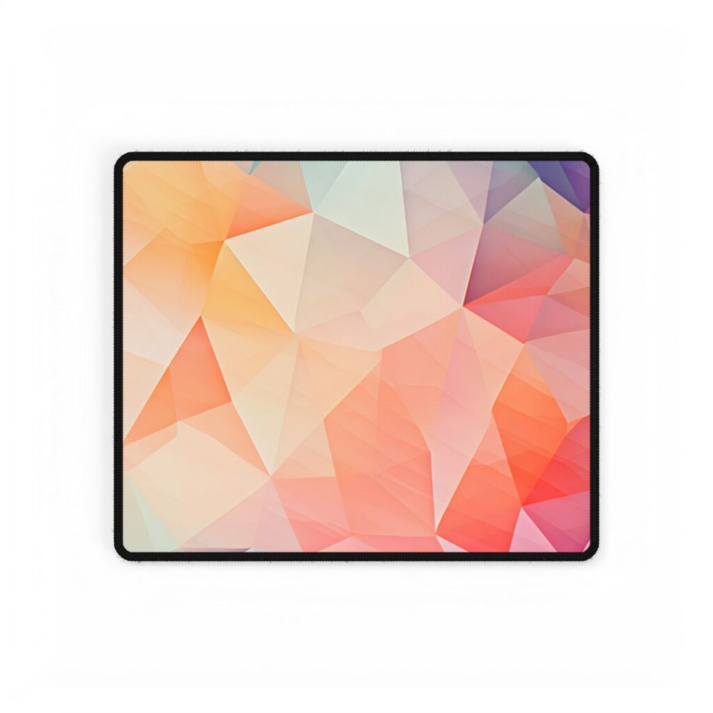 Prism Mosaic Home Decor: Pastel Color Wallpaper Art - Desk Mat