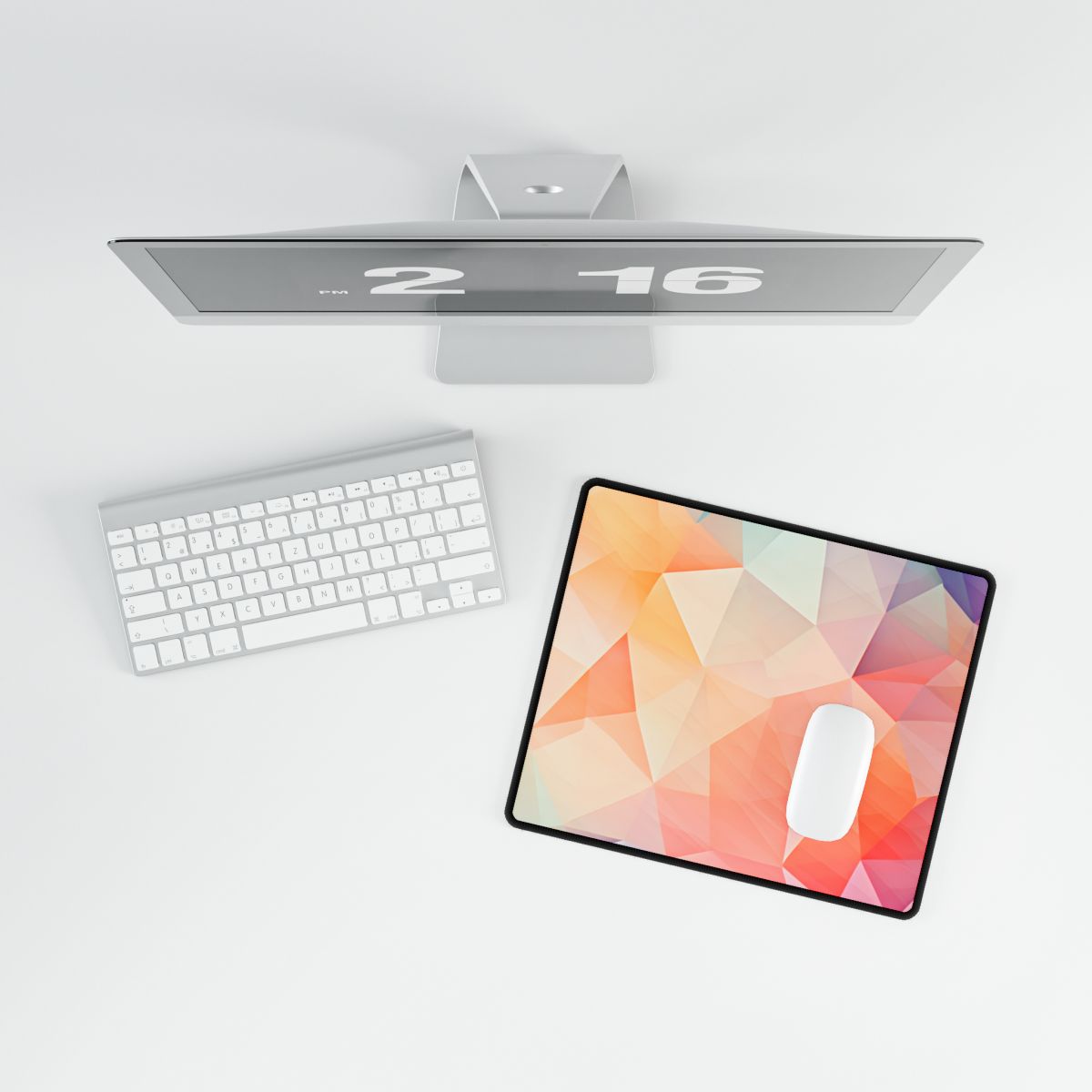 Prism Mosaic Home Decor: Pastel Color Wallpaper Art - Desk Mat