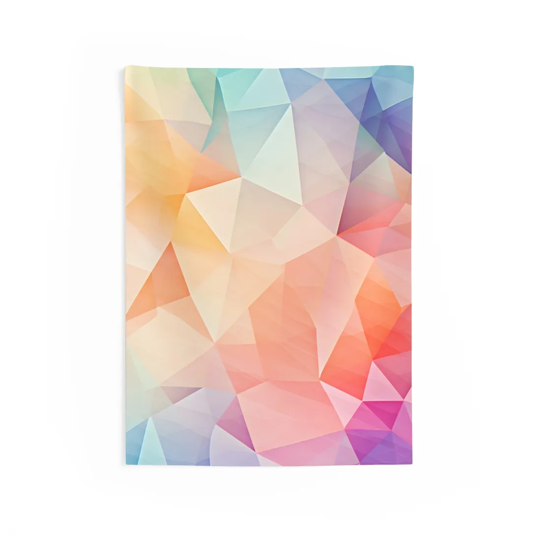 Prism Mosaic Home Decor: Pastel Color Wallpaper Art - Wall Tapestry