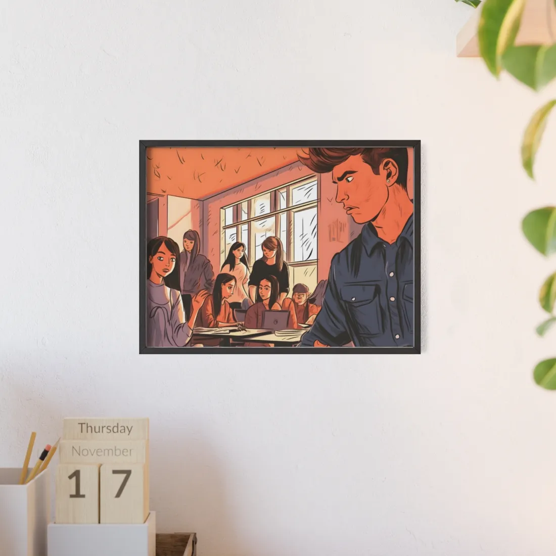 Protein Intervention Graph: Medical Research Visualisation - Framed Poster