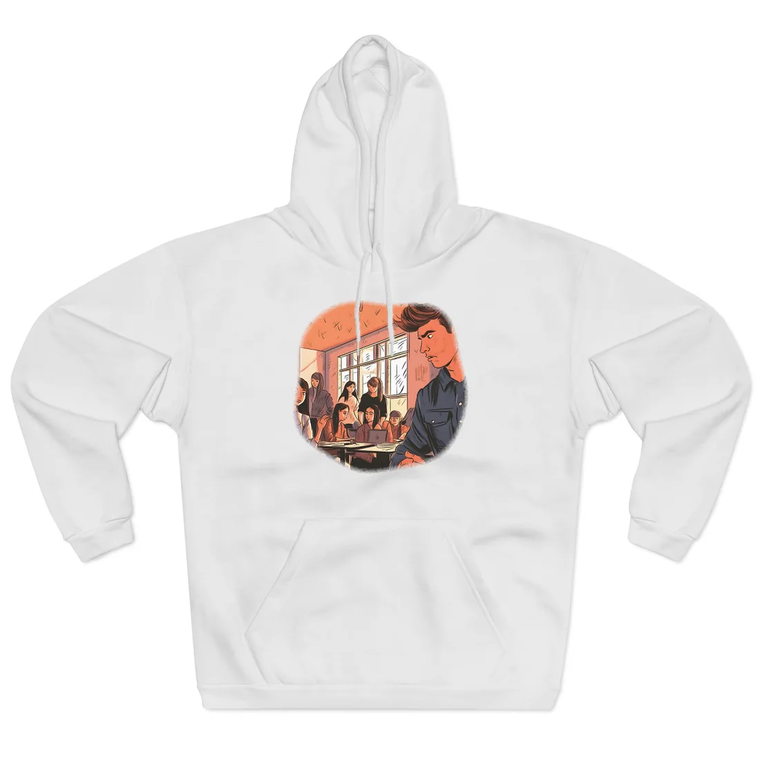 Protein Intervention Graph: Medical Research Visualisation - Hoodie (White)