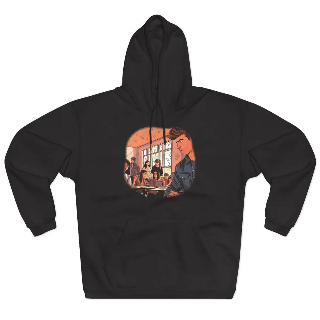 Protein Intervention Graph: Medical Research Visualisation - Hoodie (Black)