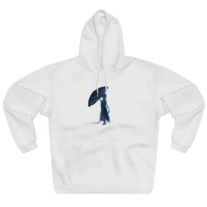Girl with Umbrella in Moonlight Hoodie