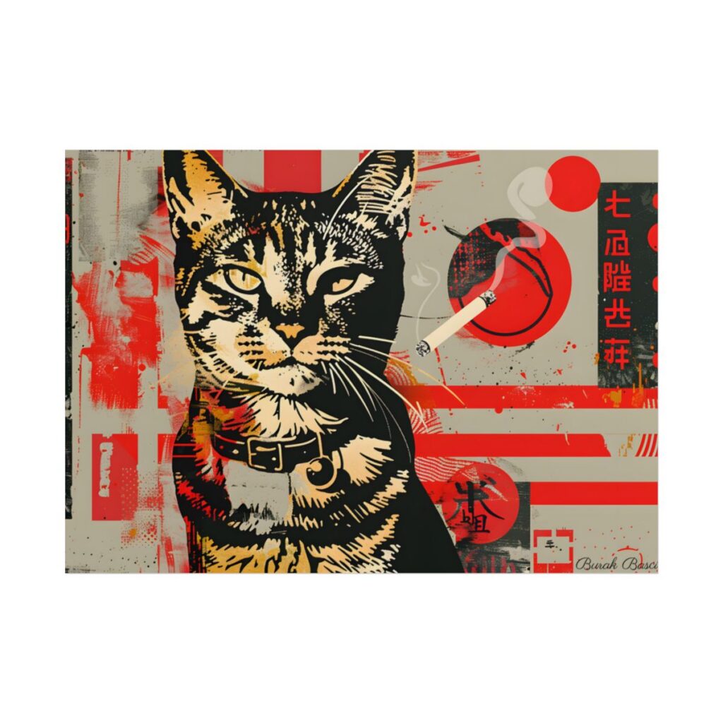 Realistic Cat Artwork - Poster