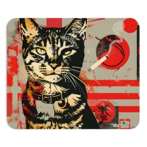 Tabby Cat Graphic Mouse Pad