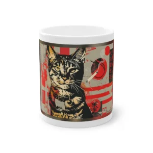 Tabby Cat Graphic Mug